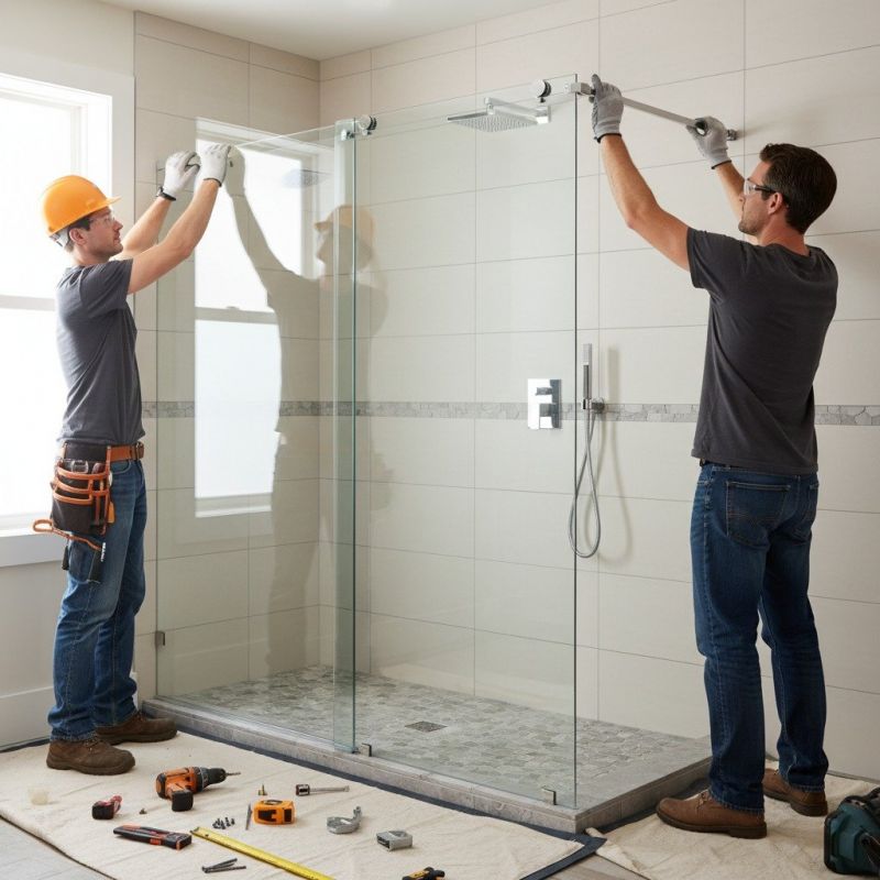 Glass Shower Door Installation in Denver, CO
