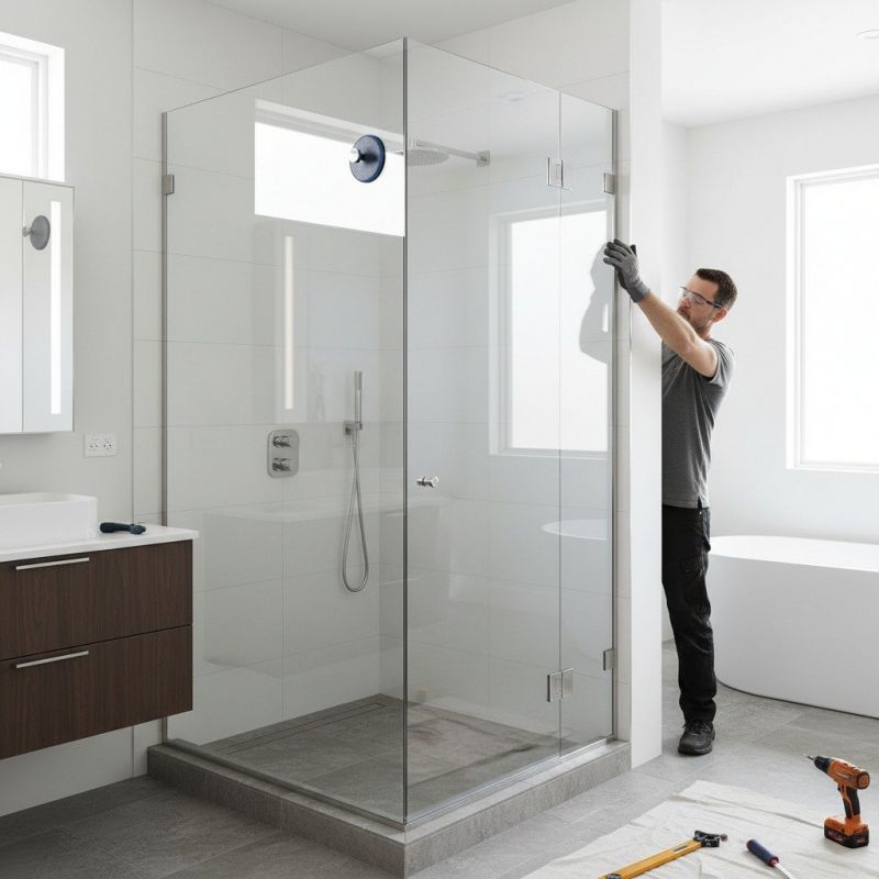 Glass Shower Door Installation in Littleton, CO