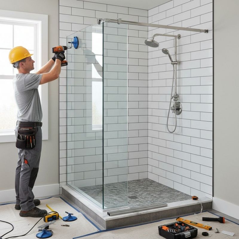 Shower Door Installation in Arvada, CO