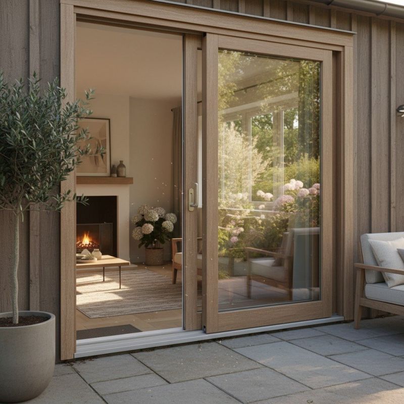 Wood Sliding Door Installation in Chapel Hill, NC